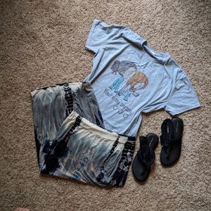 💥2/$8💥 Tie dye maxi skirt